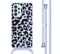 Coque pour Samsung Galaxy A33 en silicone Animal Lilas