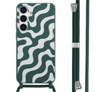 imoshion imoshion Coque design en silicone avec cordon Samsung Galaxy S25 Plus Petrol Green Groovy Multicolore