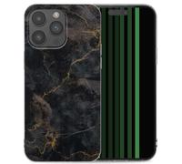 imoshion imoshion Coque Design iPhone 15 Pro Max Black Marble Transparent Noir