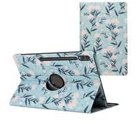 imoshion Coque Design rotatif à 360° pour Samsung Galaxy Tab S10 Ultra / Tab S9 Ultra - Flowers