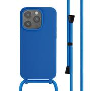 imoshion imoshion Coque en silicone avec cordon iPhone 14 Pro Bleu