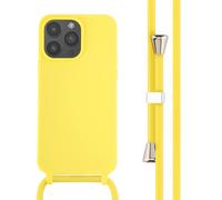 imoshion Coque en silicone avec cordon pour Apple iPhone 14 Pro Max - Jaune