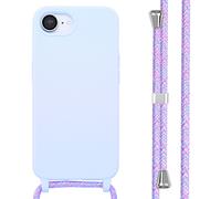 imoshion imoshion Coque en silicone avec cordon iPhone 16e Violet Violet