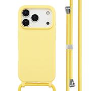 imoshion imoshion Coque en silicone avec cordon iPhone 17 Pro Jaune Jaune