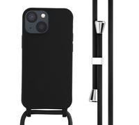 imoshion imoshion Coque en silicone avec cordon pour iPhone 13 Mini Noir Noir