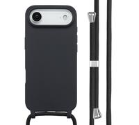 imoshion imoshion Coque en silicone avec cordon pour iPhone Air Noir Noir