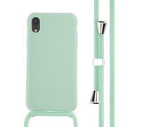 imoshion imoshion Coque en silicone avec cordon pour iPhone Xr Vert menthe Menthe verte