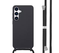 imoshion Coque en silicone avec cordon pour Samsung Galaxy S25 Plus - Noir