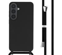imoshion imoshion Coque en silicone avec cordon pour Samsung Galaxy S26 FE Noir Noir