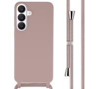 imoshion imoshion Coque en silicone avec cordon pour Samsung Galaxy S26 FE Sand Pink Rose