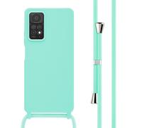 imoshion imoshion Coque en silicone avec cordon pour Xiaomi Redmi Note 11 Pro Vert menthe Menthe verte