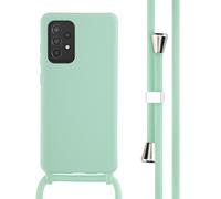 imoshion imoshion Coque en silicone avec cordon Samsung Galaxy A52(s) (5G/4G) Menthe Verte
