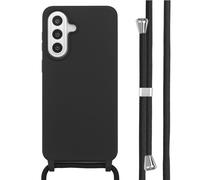 imoshion imoshion Coque en silicone avec cordon Samsung Galaxy A57 (5G) Noir Noir