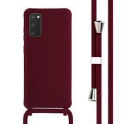 Coque pour Samsung Galaxy S20 en silicone Rouge