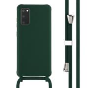 imoshion imoshion Coque en silicone avec cordon Samsung Galaxy S20 Vert foncé Vert foncé