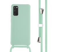 imoshion imoshion Coque en silicone avec cordon Samsung Galaxy S20 Vert menthe Menthe verte