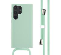imoshion imoshion Coque en silicone avec cordon Samsung Galaxy S23 Ultra Vert menthe Menthe verte
