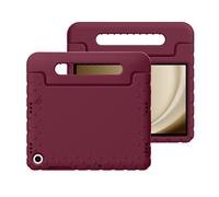 imoshion imoshion Coque kidsproof avec poignée pour Samsung Galaxy Tab A11 Plus / A9 Plus Velvet Plum Rouge foncé