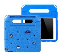 imoshion imoshion Coque kidsproof avec poupées amovibles pour iPad 9 (2021) 10.2 pouces / iPad 8 (2020) 10.2 pouces / iPad 7 (2019) 10.2 pouces Bleu Bleu