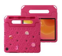 imoshion Coque kidsproof avec poupées amovibles pour Samsung Galaxy Tab A11 Plus / A9 Plus - Rose