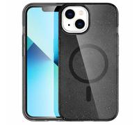 imoshion Coque Sparkle avec MagSafe pour iPhone 14 - Paillettes Noir