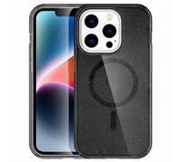 imoshion Coque Pailletée avec MagSafe pour Apple iPhone 14 Pro Max - Glitter Noir