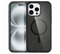 imoshion Coque pour iPhone 16 Pro Max Pailletée MagSafe Plastique Noir