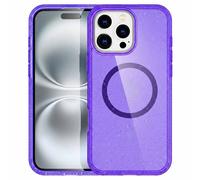imoshion imoshion Coque Pailletée avec MagSafe pour iPhone 16 Pro Max Paillettes Violet Violet