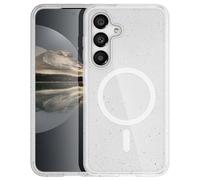 imoshion Coque Pailletée avec MagSafe pour Samsung Galaxy S24 - Paillettes Transparent