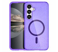 imoshion Coque Pailletée avec MagSafe pour Samsung Galaxy S25 Plus - Violet