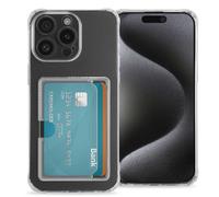imoshion imoshion Coque silicone avec porte-cartes iPhone 15 Pro Max Transparent Transparent