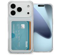 imoshion imoshion Coque silicone avec porte-cartes iPhone 17 Pro Transparent Transparent