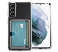 imoshion imoshion Coque silicone avec porte-cartes Samsung Galaxy S21 Transparent Transparent