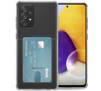 imoshion imoshion Coque silicone avec support de passe pour Samsung Galaxy A72 Transparent Transparent