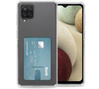 imoshion Coque silicone avec support de passe pour Samsung Galaxy A12 - Transparent