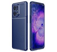 imoshion imoshion Coque silicone Carbon Oppo Find X5 5G Bleu Bleu