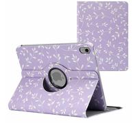 imoshion imoshion Coque tablette Design rotatif à 360° iPad 11 (2025) 11 pouces A16 / iPad 10 (2022) 10.9 pouces Lavender Flowers Multicolore