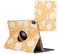 imoshion 360° Draaibare Design Bookcase voor de Apple iPad Air 5 (2022) / Air 4 (2020) - Yellow Flowers