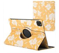 imoshion Coque tablette Design rotatif à 360° pour Apple iPad Pro 11 (2025) M5 / (2024) M4 - Yellow Flowers