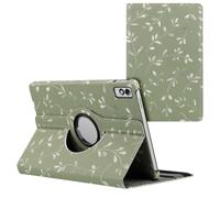 imoshion imoshion Coque tablette Design rotatif à 360° pour Lenovo Tab M10 5G Green Flowers Multicolore