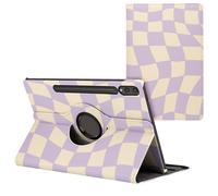 imoshion imoshion Coque tablette Design rotatif à 360° pour Samsung Galaxy Tab S10 Plus / Tab S9 FE Plus / Tab S9 Plus Dancing Cubes Multicolore