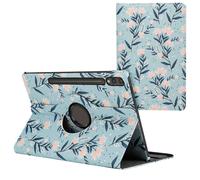 imoshion Coque tablette Design rotatif à 360° pour Samsung Galaxy Tab S10 Plus / Tab S9 FE Plus / Tab S9 Plus - Flowers
