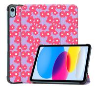 imoshion Coque tablette Design Trifold pour Apple iPad 11 (2025) 11 pouces A16 / iPad 10 (2022) 10.9 pouces - Dusty Rose Blossom