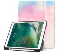 imoshion Design Trifold Bookcase voor de Apple iPad 6 (2018) 9.7 inch / iPad 5 (2017) 9.7 inch / Air 2 (2014)/Air 1 (2013) - Sky