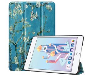 imoshion imoshion Coque tablette Design Trifold iPad Mini 5 (2019) / Mini 4 (2015) Green Plant Multicolore
