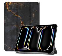 imoshion imoshion Coque tablette Design Trifold iPad Pro 11 (2025) M5 / (2024) M4 Black Marble Multicolore