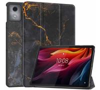 imoshion imoshion Coque tablette Design Trifold Lenovo Tab K11 Plus Black Marble Multicolore