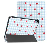 imoshion imoshion Coque tablette Design Trifold pour iPad 11 (2025) 11 pouces A16 / iPad 10 (2022) 10.9 pouces Cherry Check Multicolore