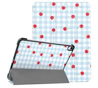 imoshion imoshion Coque tablette Design Trifold pour iPad Air 11 pouces (2026) M4 / (2025) M3 / (2024) M2 / Air 5 (2022) / Air 4 (2020) Cherry Check Multicolore
