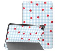 imoshion imoshion Coque tablette Design Trifold pour Samsung Galaxy Tab A11 Plus / A9 Plus Cherry Check Multicolore